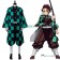 Demon Slayer Kimetsu no Yaiba Cosplay Kamado Tanjiro Costume 