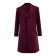 Dr. Fourth 4th Doctor Velvet Trench Coat Burgundy Cosplay Costume