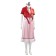 Final Fantasy VII 7 Aeris Aerith Gainsborough Pink Dress Outfit Costume