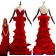 Final Fantasy VII Remake Aerith Aeris Gainsborough Red Party Dress Costume