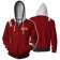 Star Trek The Wrath of Khan Hoodie 3d Printed Zipper Swearshirts