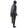 Adult Black Adam Cosplay Costume Jump Cloak 