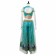 Aladdin Naomi Scott Princess Jasmine Peacock Cosplay Costume