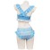 Alice In Wonderland Alice Swim Cosplay Costume Two-Piece Bikini Swimwear 