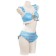 Alice In Wonderland Alice Swim Cosplay Costume Two-Piece Bikini Swimwear 