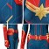 Captain Marvel Ms Marvel Carol Danvers Cosplay Costume