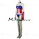 Female Halloween Jumpsuit Costume For Captain America Cosplay 