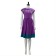 Stranger Things Season 3 Nancy Wheeler Purple Dress Cosplay Costume