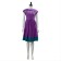 Stranger Things Season 3 Nancy Wheeler Purple Dress Cosplay Costume