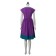 Stranger Things Season 3 Nancy Wheeler Purple Dress Cosplay Costume